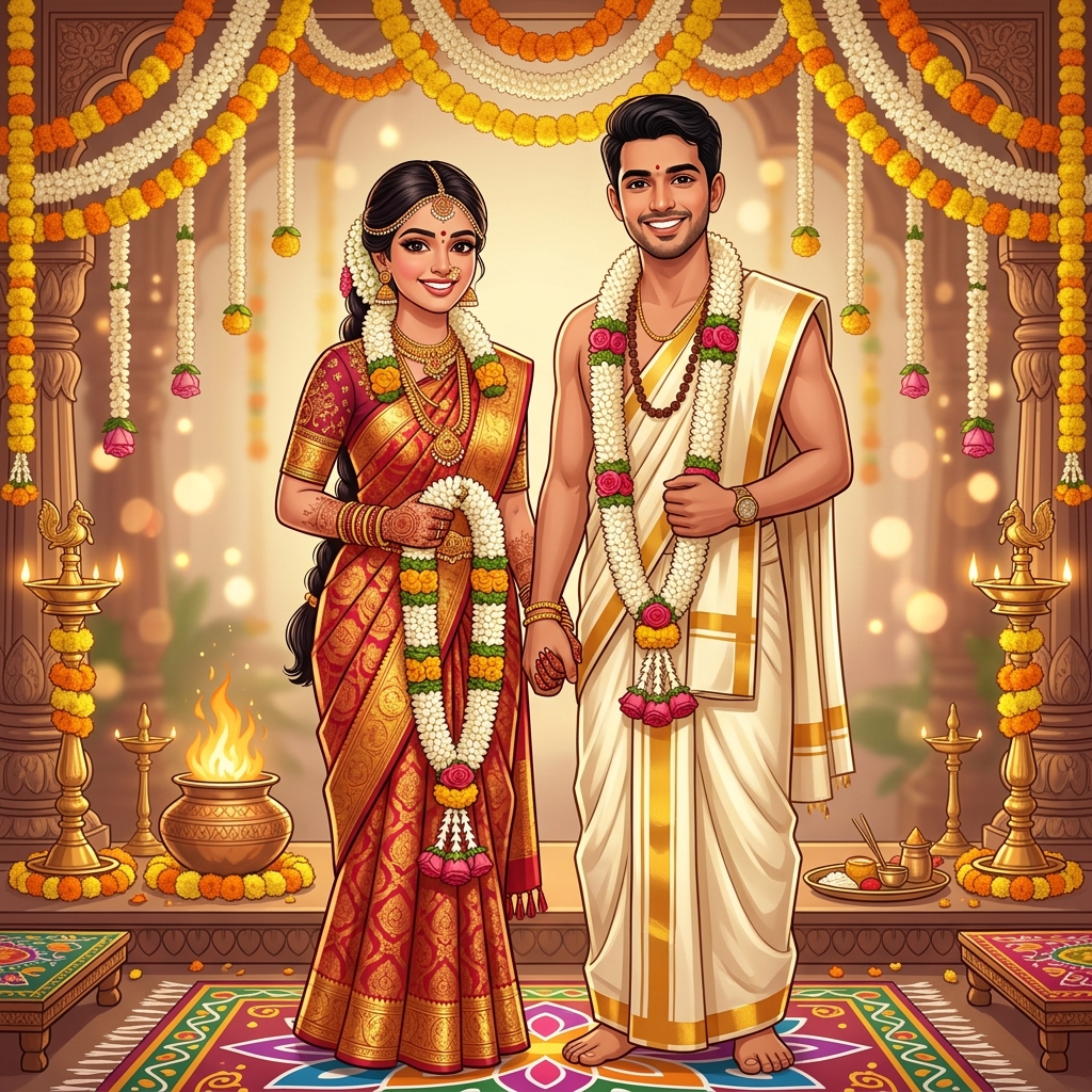 UyirThunai Happy Wedding Couple